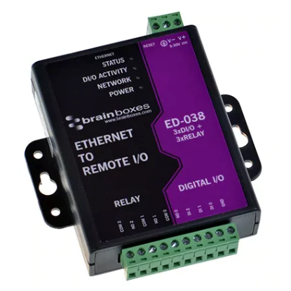 Picture of ED-038 Ethernet to Remote Digital I/O Relay SMEMA Interface